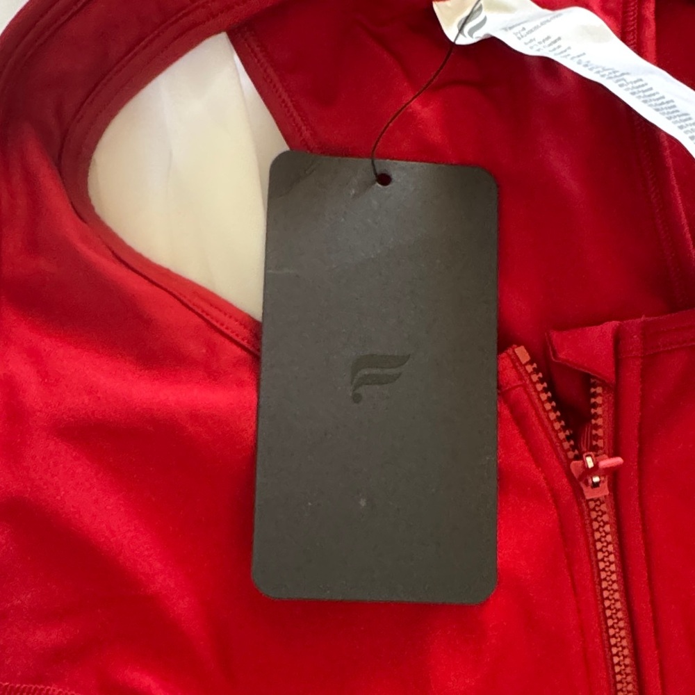 Epic Red Fabletics Set - Sports Bra, Oversized Pullover & Leggings - M/L - Picture 2 of 8